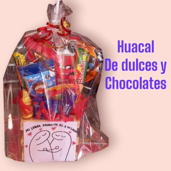 Arreglo huacal con chocolates - Image 2