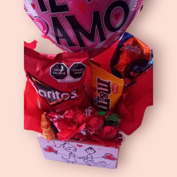 Arreglo huacal con chocolates - Image 2