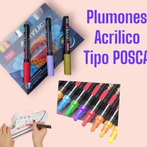 Plumones Acriliticos tipo Poshca