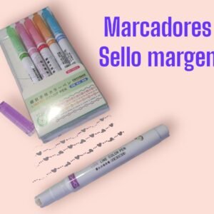 Plumones para marcar margen kawaii