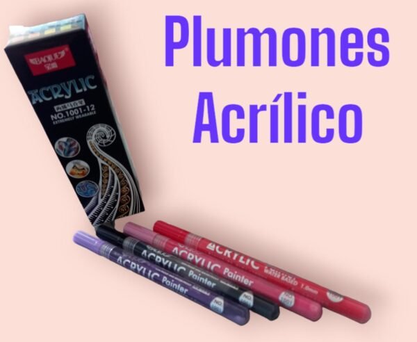 Plumones Acrilicos