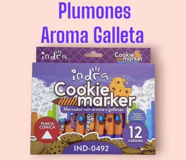 Plumones con Aroma a galleta