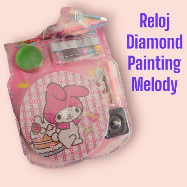 Reloj Diamond Painting Melody