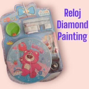 Reloj Diamond Painting Kawaii