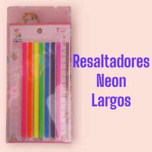 Resaltadores Neon Largos