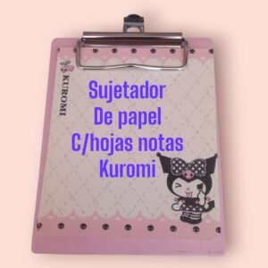Tabla Sujetador de papel con notas kuromi