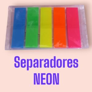 Separadores Neon de libros