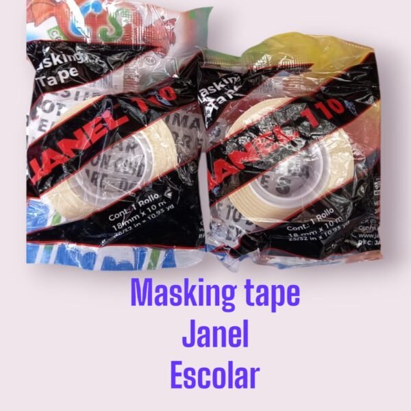 Masking tape Janel Escolar 18mm x 10m