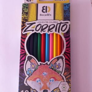 Colores Zorrito 12 pzas.
