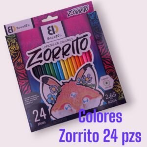 Colores Zorrito 24 pzas.