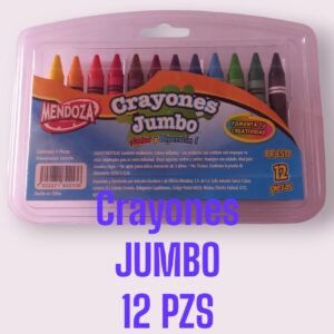 Crayones Jumbo Mendoza 12 pzas.