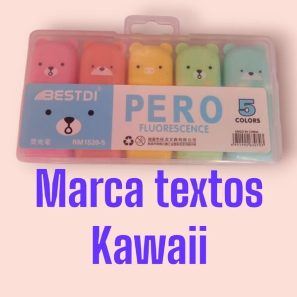 Marca Textos Kawaii