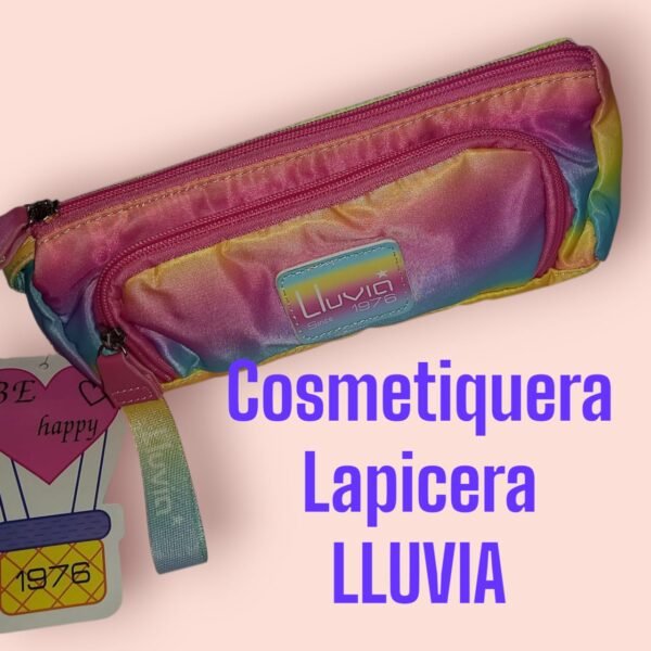 Cosmetiquera y Lapiceras Lluvia