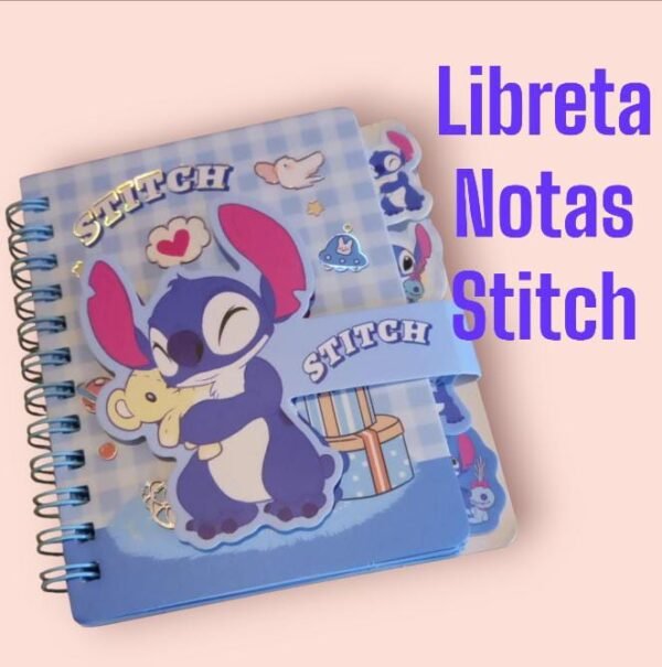 MIni Libreta Notas Stitch