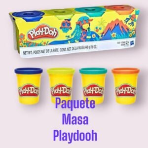 Masa Play Dooh paq 4 colores