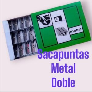Sacapuntas metálico doble