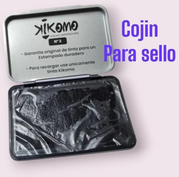 Cojín para sello tinta negra