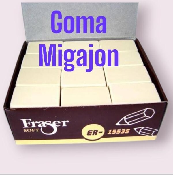 Goma de migajón escolar mini