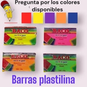 Plastilina en barra BACO