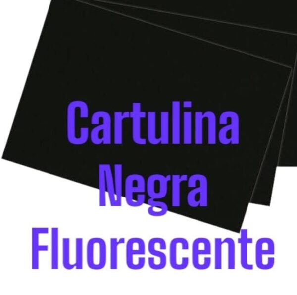 Cartulina Negra Fluorescente