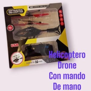 Helicoptero Drones con mando de mano