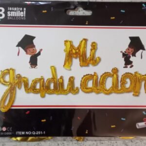 Letrero de Globos Graduación