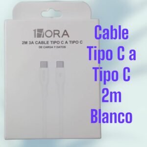 Cable Tipo C a Tipo C 2m 1HORA