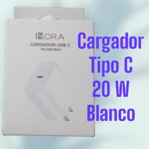 Cargador Tipo C 20 W 1HORA