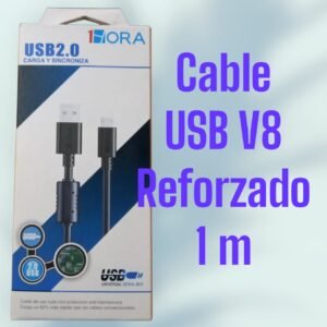 Cable USB V8 Reforzado 1m