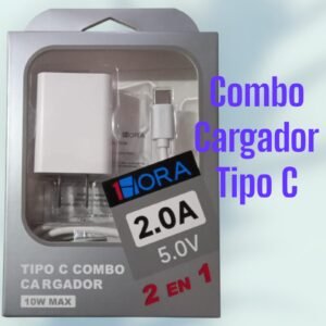 Combo Cargador TIpo C 1HORA