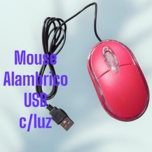 Mouse Alámbrico USB C/luz