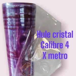 Hule Cristal calibre #4 por metro