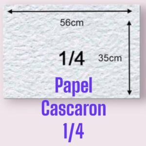 Papel Cascarón 1/4 x pz