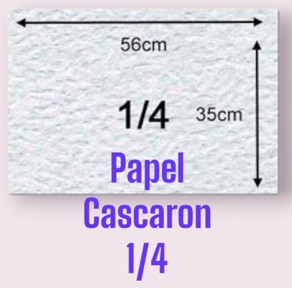 Papel Cascarón 1/4 x pz