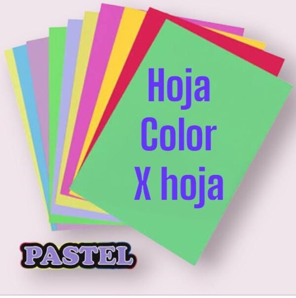 Hojas de color  x hoja - Image 2