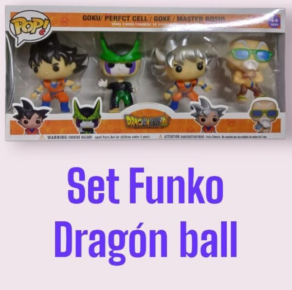 Set Dragon ball Funko 4 personajes